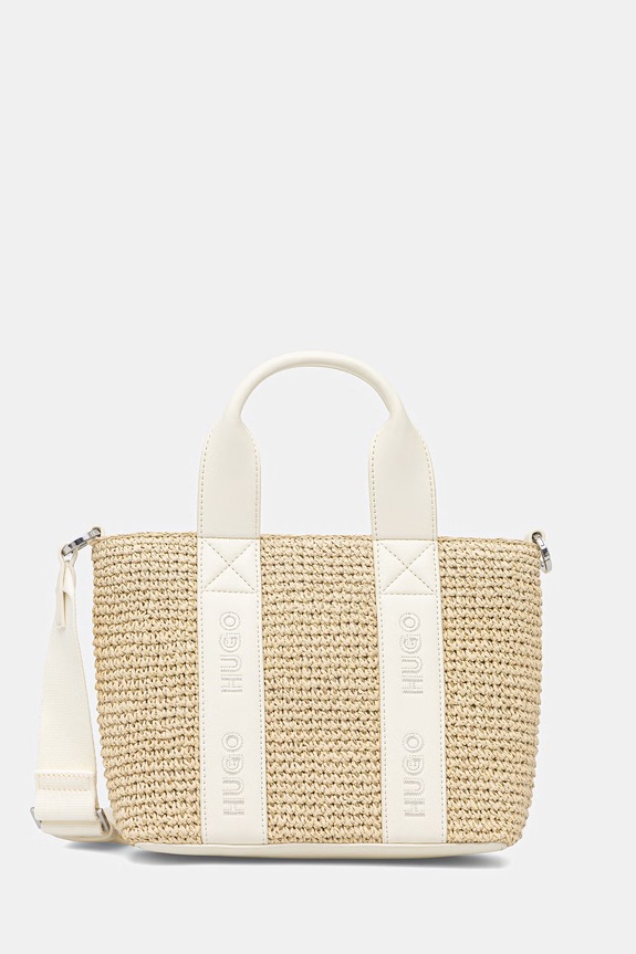 HUGO geantă crossbody Becky ST_Mini Tote bej 50563030