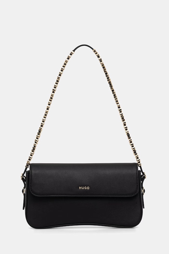 HUGO geantă de damă cu imitație de piele Syndra PL_Sh. Bag negru 50563033