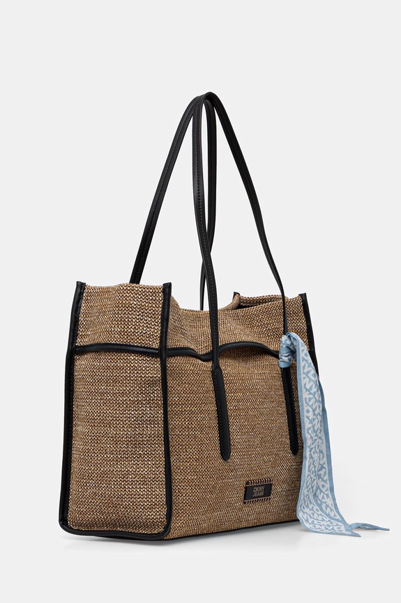 DKNY чанта tote дамска R61AYP73 бежов SS26