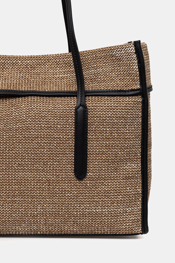 Аксесоари DKNY чанта tote дамска R61AYP73 бежов
