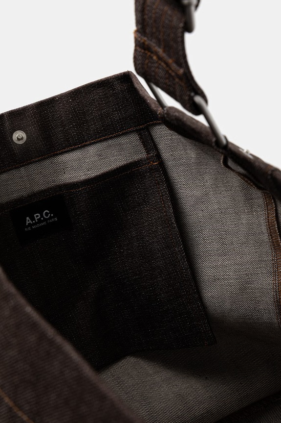 A.P.C. Besace Journal tote bag Women's COHLX.M61939 brown