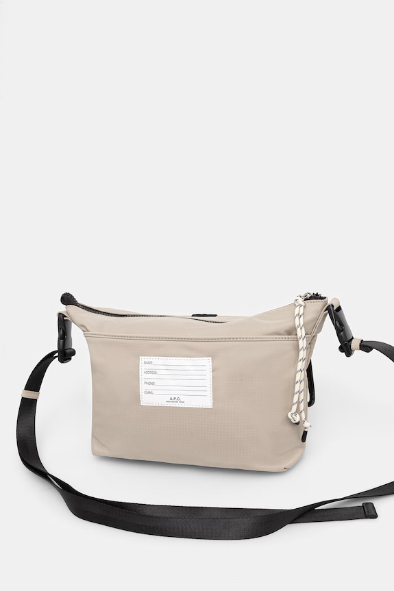 Accesorii A.P.C. Besace Trek geantă crossbody pentru femei PAAGE.H61734 verde