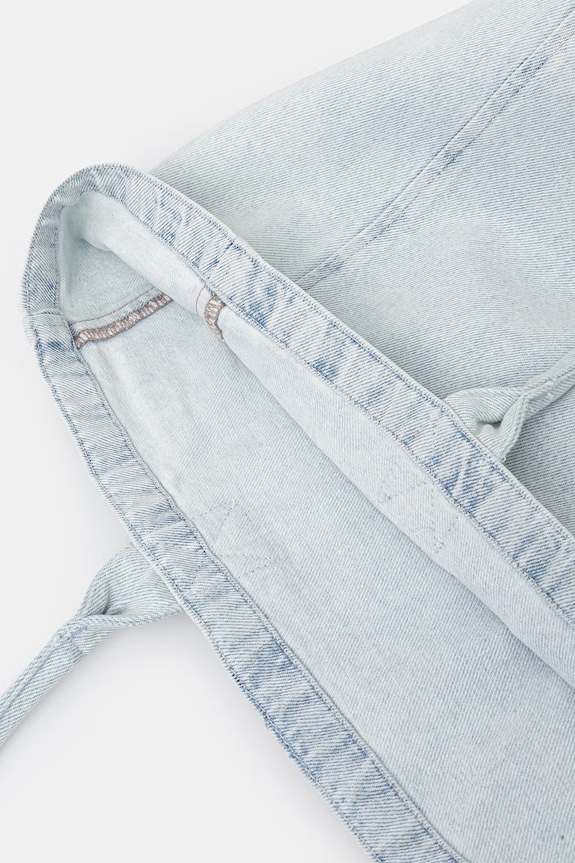 Anine Bing LEO DENIM TOTE - LUCID BLUE torebka damska jeansowa A.13.11857.WHD64 niebieski