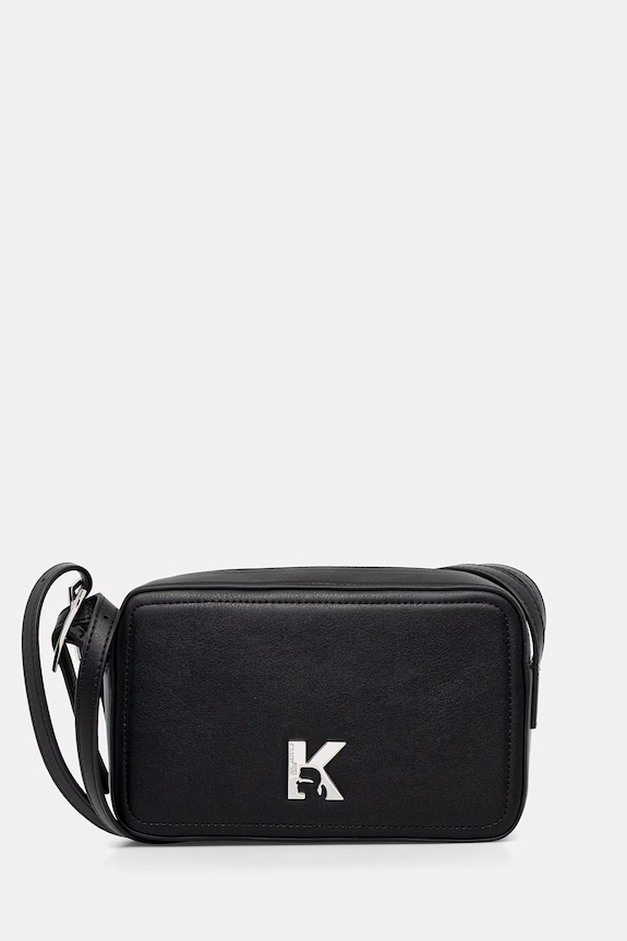 Karl Lagerfeld Jeans torebka aplikacja czarny B2W30128