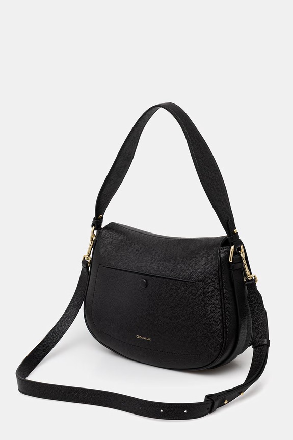 Akcesoria Coccinelle torebka damska skórzana E1.U7F.12.01.01 czarny
