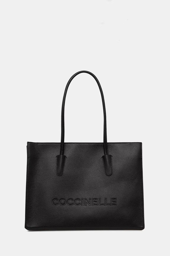 Coccinelle shopper torba za žene kožna crna E1.UAK.11.01.01