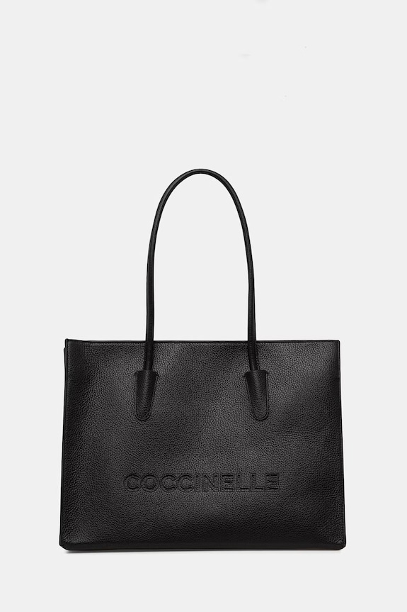 Coccinelle shopper torba za žene kožna crna E1.UAK.11.01.01