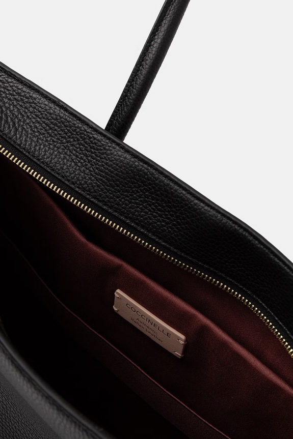 Coccinelle shopper torba za žene kožna crna E1.UAK.11.01.01