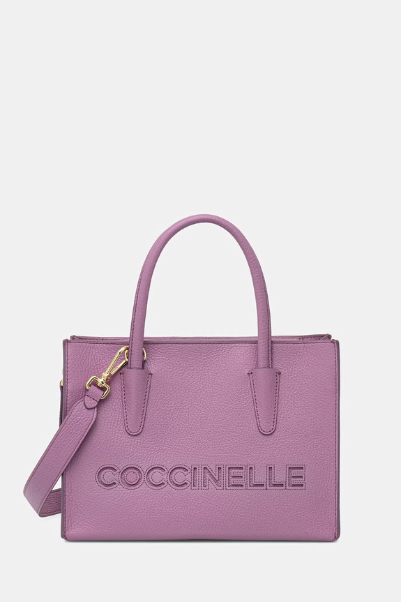 Coccinelle crossbody torba za žene kožna ljubičasta E1.UAK.18.01.01