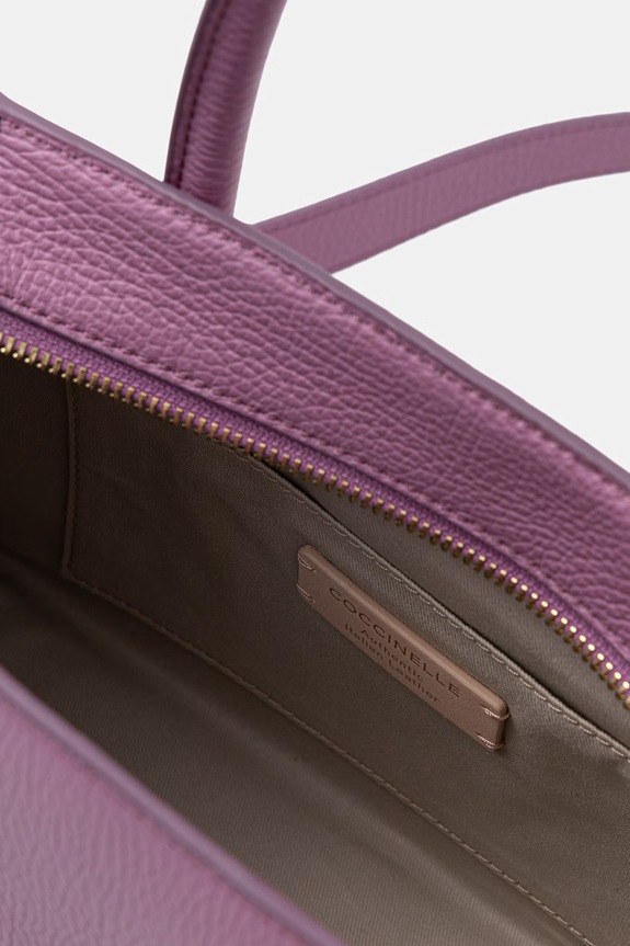 Coccinelle crossbody torba za žene kožna E1.UAK.18.01.01 ljubičasta