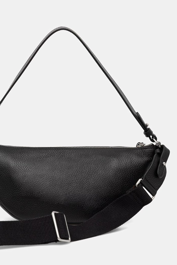 Akcesoria Coccinelle torebka crossbody damska skórzana E1.U0A.85.01.01 czarny