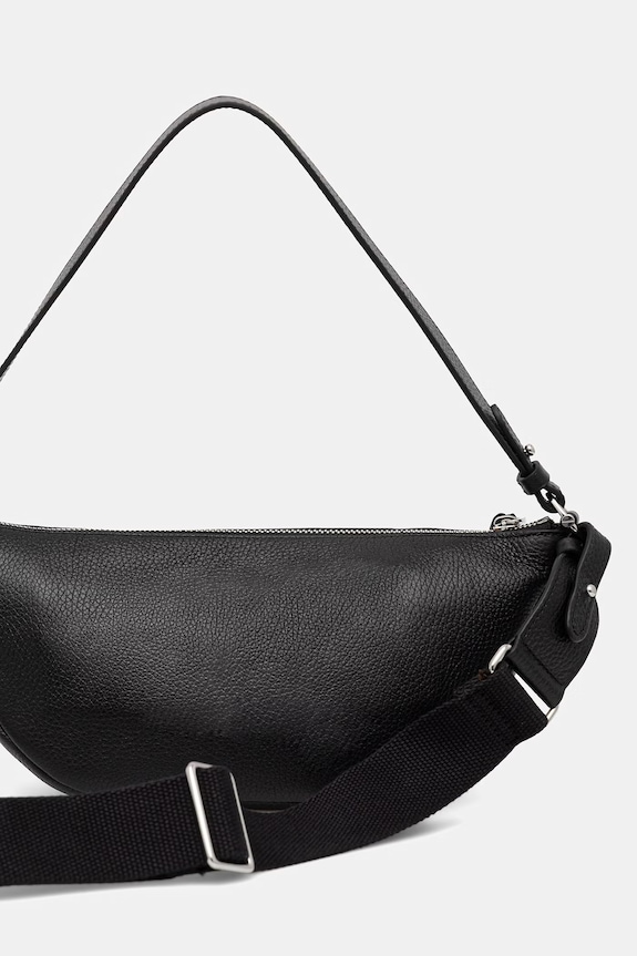 Akcesoria Coccinelle torebka crossbody damska skórzana E1.U0A.85.01.01 czarny