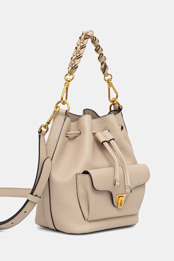 Coccinelle borsa a mano in pelle E1.TFK.23.03.01 beige SS26