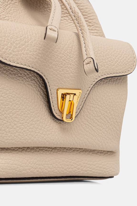 Coccinelle borsa a mano in pelle beige E1.TFK.23.03.01
