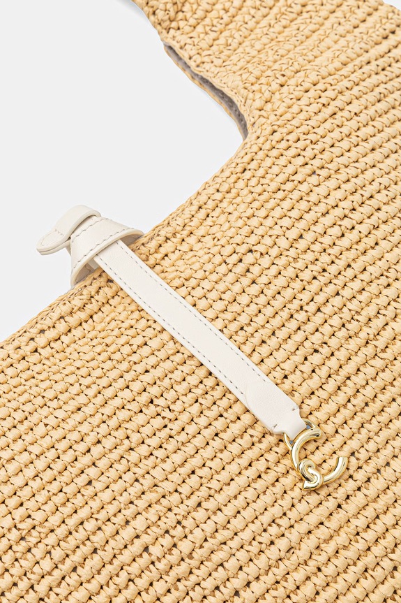 Coccinelle torba plażowa damska beżowy E1.UV1.13.01.01