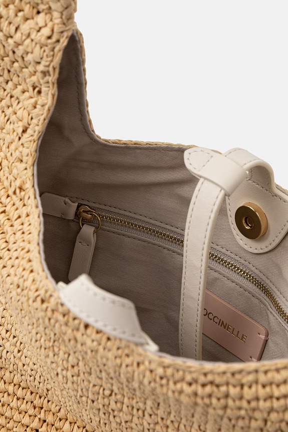 Coccinelle torba plażowa damska E1.UV1.13.01.01 beżowy