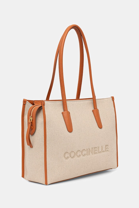 Τσάντα Coccinelle E1.UAL.11.02.01 μπεζ SS26