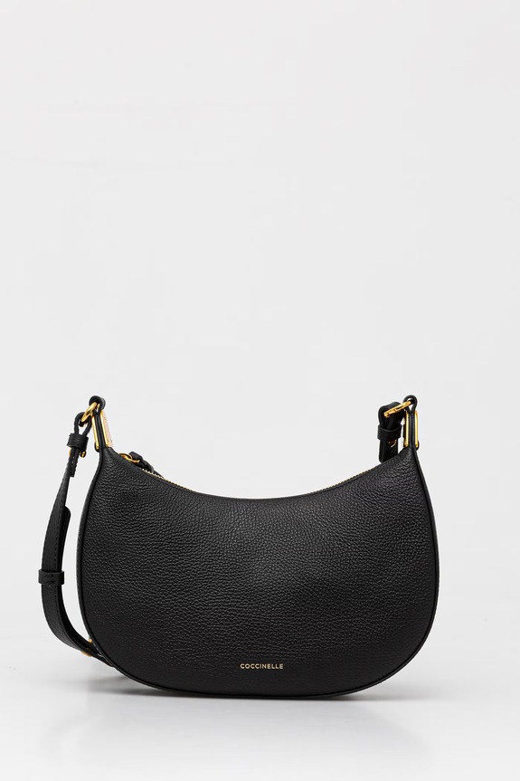 Coccinelle Torebka crossbody damska skórzana czarny E5.U8K.53.01.01