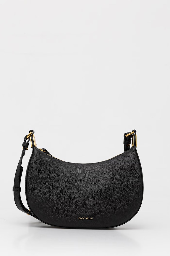 Coccinelle Torebka crossbody damska skórzana czarny E5.U8K.53.01.01