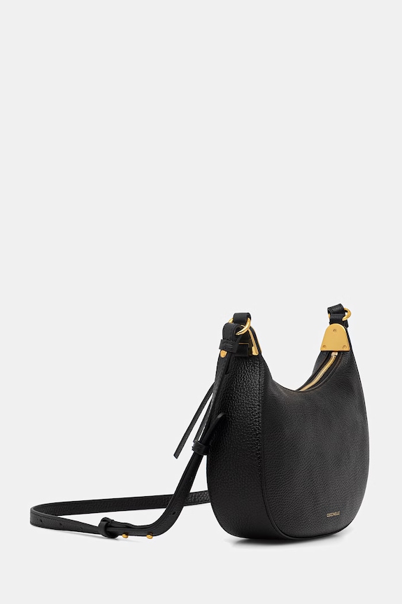 Coccinelle Torebka crossbody damska skórzana E5.U8K.53.01.01 czarny SS26