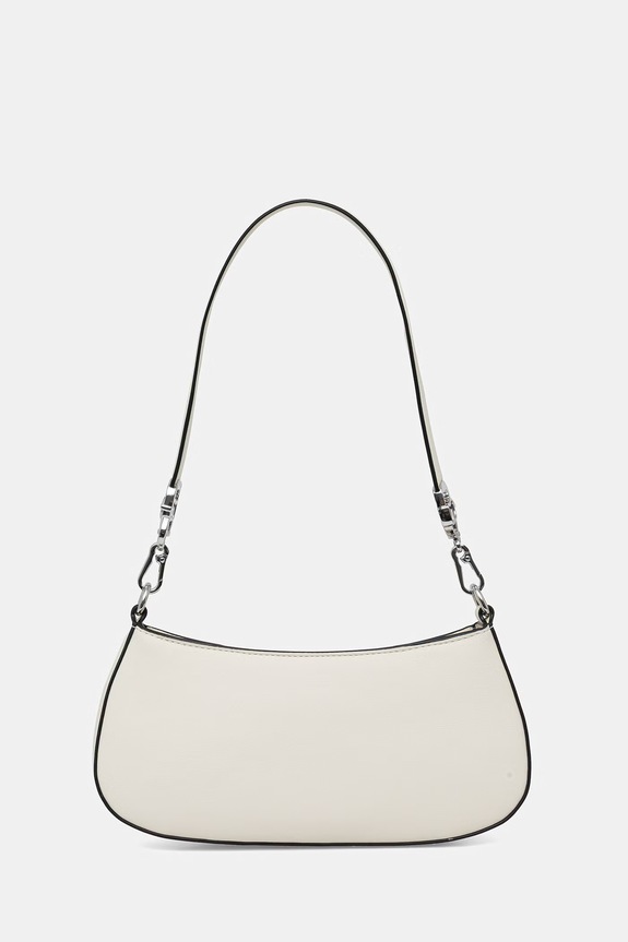 Karl Lagerfeld torebka bagietka damska z imitacji skóry IKON beżowy B2W30180