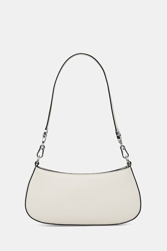 Karl Lagerfeld torebka bagietka damska z imitacji skóry IKON beżowy B2W30180