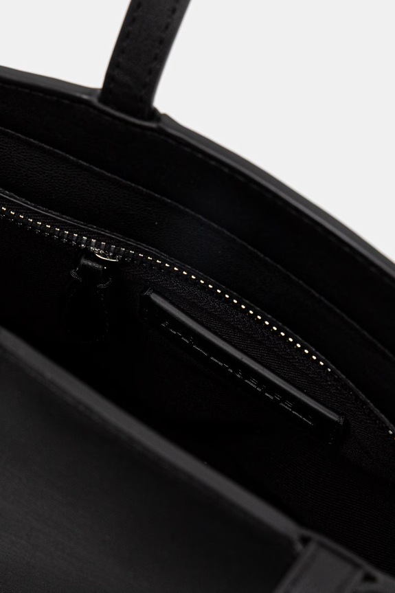 Karl Lagerfeld torebka tote damska z imitacji skóry IKON B2W30058 czarny