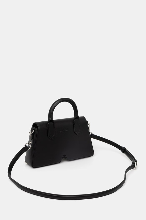 Akcesoria Karl Lagerfeld torebka damska skórzana IKON/K B2W30261 czarny