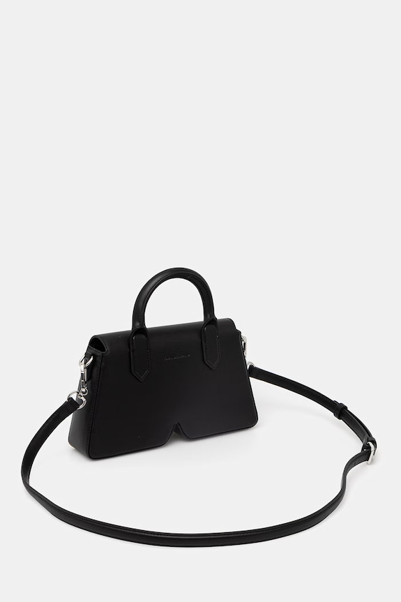 Akcesoria Karl Lagerfeld torebka damska skórzana IKON/K B2W30261 czarny