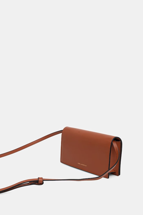 Doplnky Karl Lagerfeld crossbody kabelka dámska K/AUTOGRAPH B2W30268 hnedá