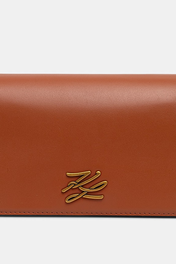Karl Lagerfeld crossbody kabelka dámska K/AUTOGRAPH hnedá B2W30268