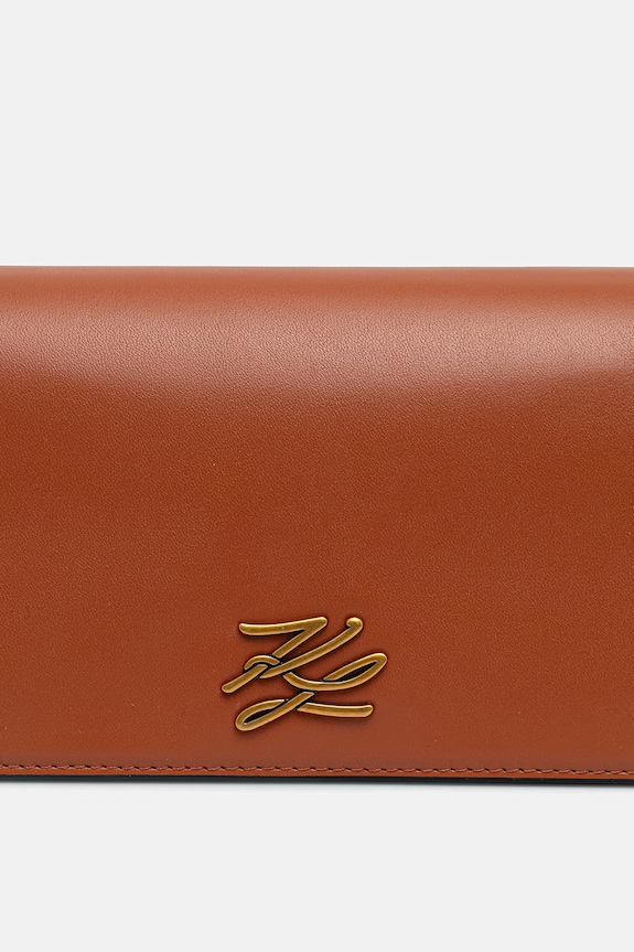 Karl Lagerfeld crossbody kabelka dámska K/AUTOGRAPH hnedá B2W30268