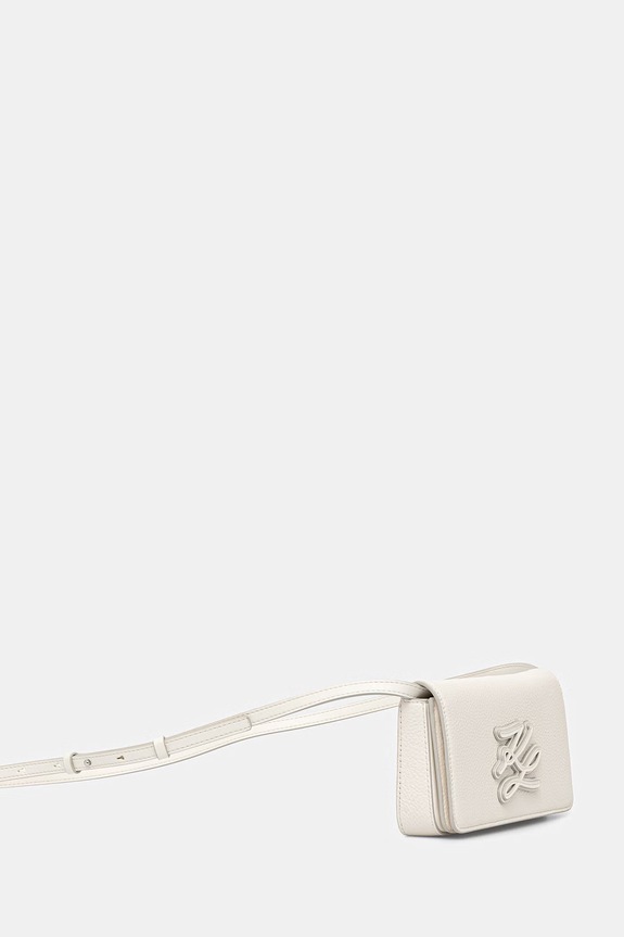 Karl Lagerfeld torebka damska skórzana K/AUTOGRAPH B2W30272 beżowy SS26