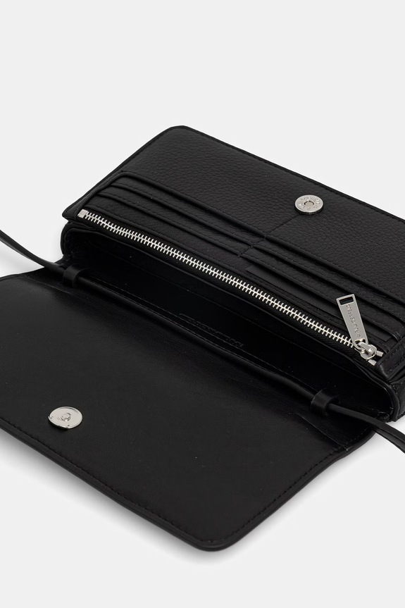 Karl Lagerfeld torebka damska skórzana K/AUTOGRAPH B2W30272 czarny