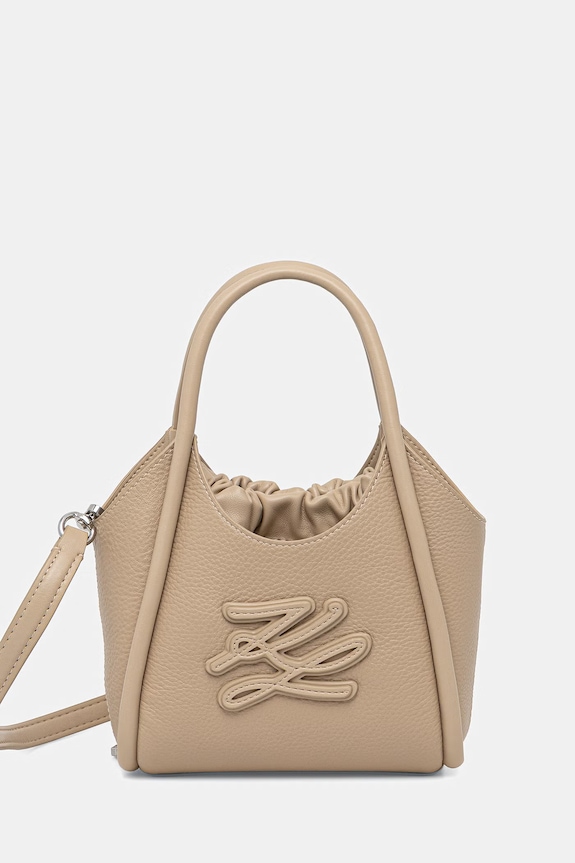Karl Lagerfeld torebka crossbody damska K/AUTOGRAPH beżowy B2W30053
