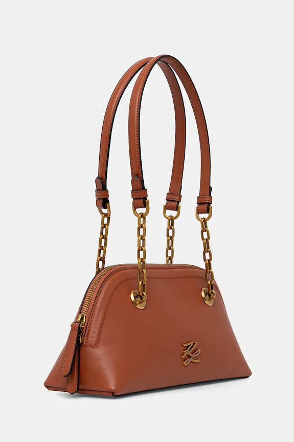Karl Lagerfeld geantă baguette pentru femei K/AUTOGRAPH B2W30039 maro SS26