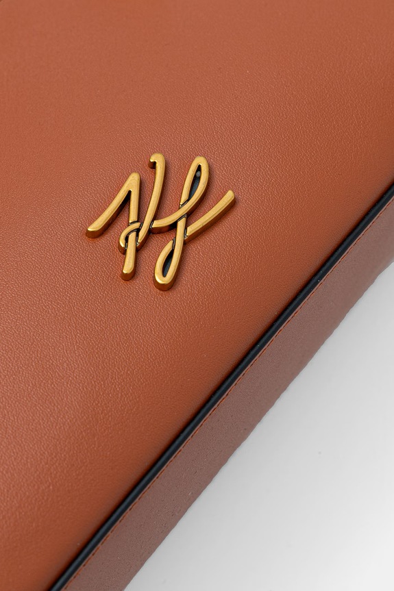 Karl Lagerfeld geantă baguette pentru femei K/AUTOGRAPH maro B2W30039