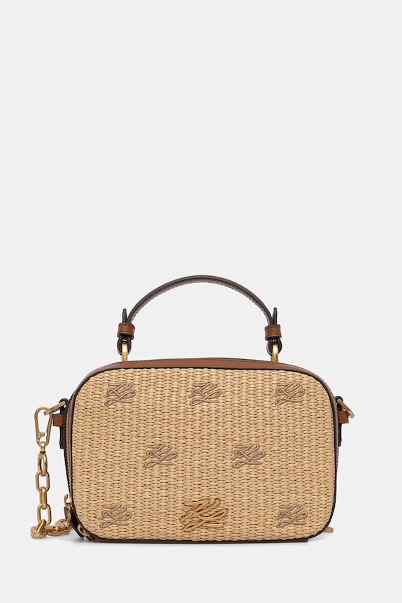 Karl Lagerfeld dámska crossbody kabelka K/AUTOGRAPH béžová B2W30041