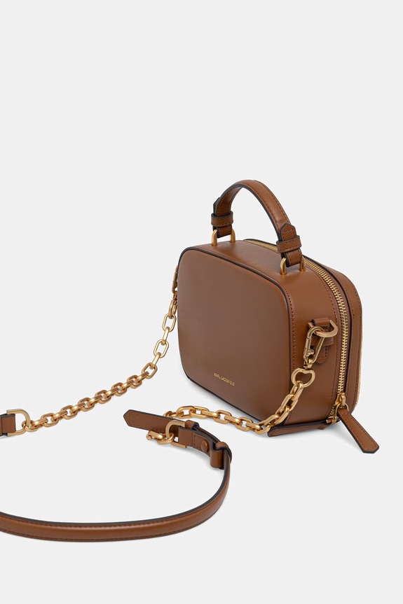 Doplnky Karl Lagerfeld dámska crossbody kabelka K/AUTOGRAPH B2W30041 béžová