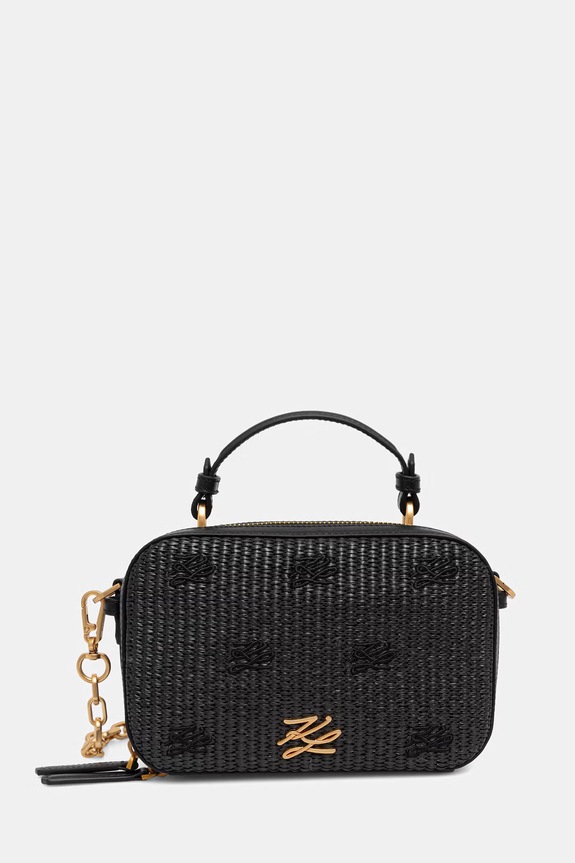 Karl Lagerfeld crossbody kabelka dámska K/AUTOGRAPH čierna B2W30041