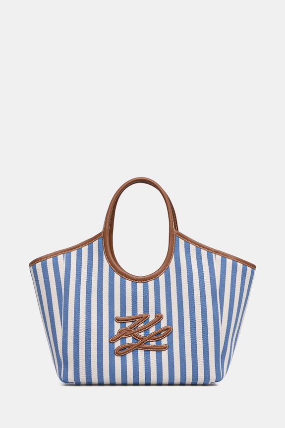 Karl Lagerfeld tote torba ženski K/AUTOGRAPH modra B2W46074