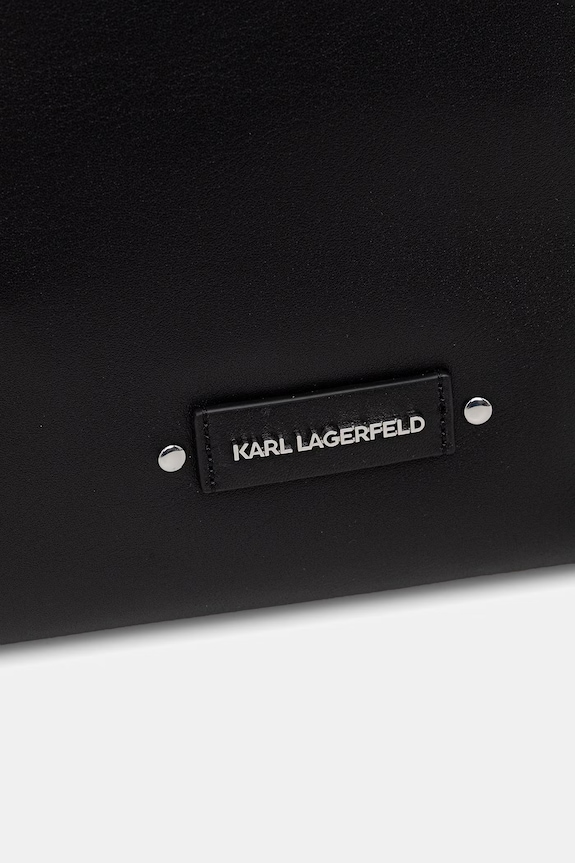 Karl Lagerfeld torebka shopper damska skórzana K/EYELETS czarny B2W30086