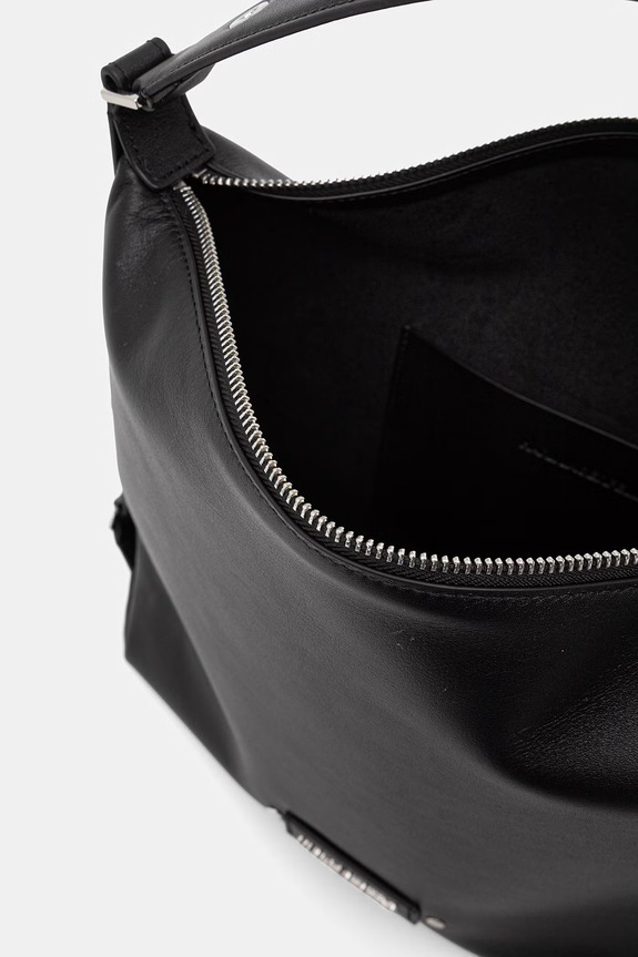 Karl Lagerfeld torebka shopper damska skórzana K/EYELETS B2W30086 czarny