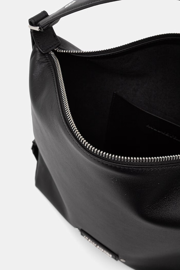 Karl Lagerfeld torebka shopper damska skórzana K/EYELETS B2W30086 czarny