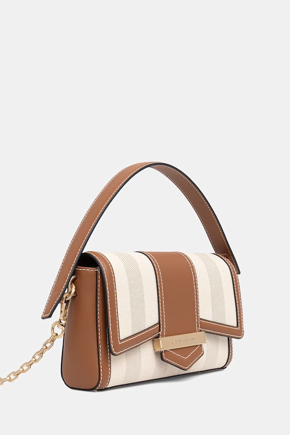 Karl Lagerfeld geantă crossbody feminină K/NOVA B2W30233 bej SS26