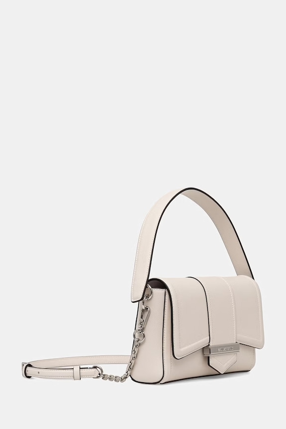 Karl Lagerfeld női bőr keresztpántos táska K/NOVA B2W30098 fehér SS26