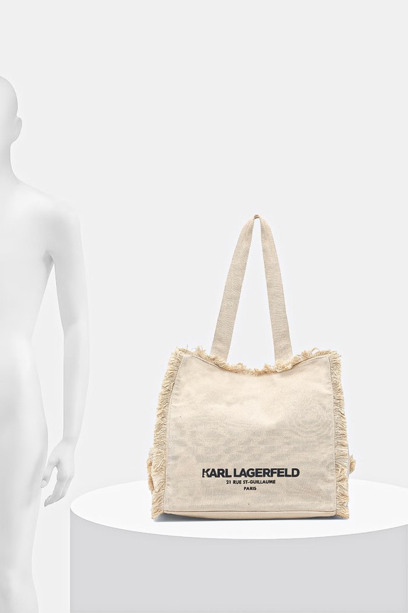 Karl Lagerfeld tote bag pentru femei, din bumbac K/RSG B2W50021