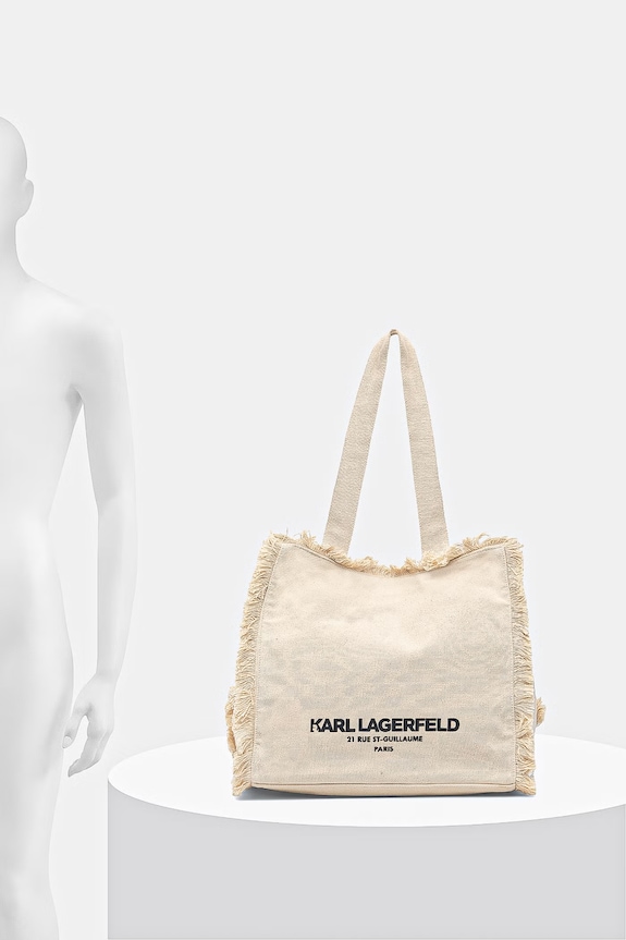 Karl Lagerfeld tote bag pentru femei, din bumbac K/RSG B2W50021