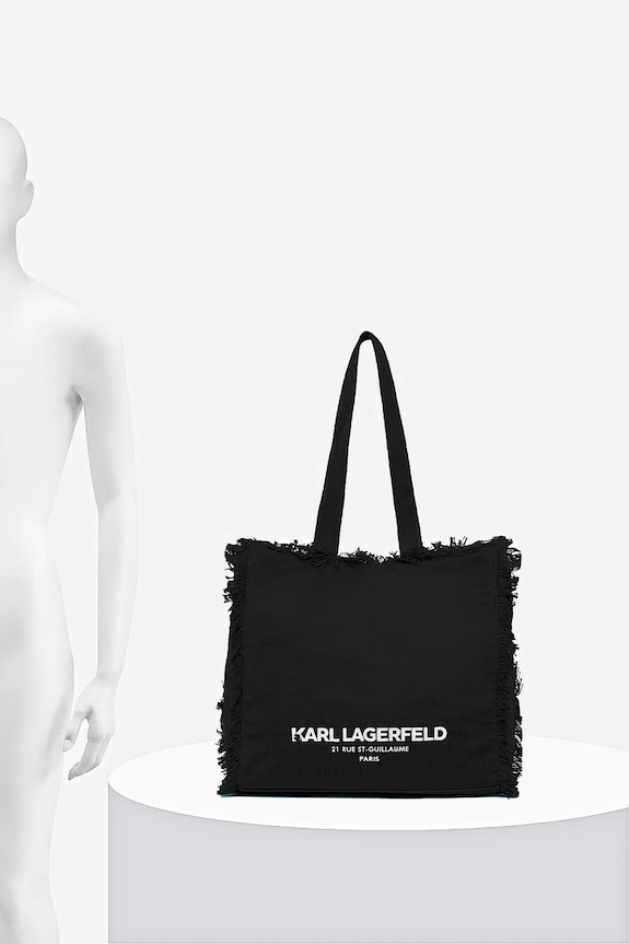 Karl Lagerfeld tote bag pentru femei, din bumbac K/RSG B2W50021