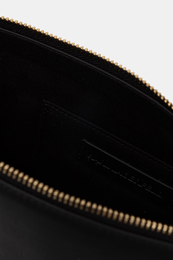 Karl Lagerfeld torebka rogal damska skórzana K/SIGNATURE B2W30004 czarny